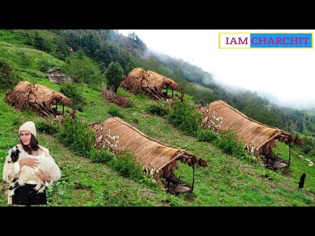 This Is Himalyan Very Relaxing Village Lifestyle|Rainy Day|Organic Food Cooking In Countryside Nepal