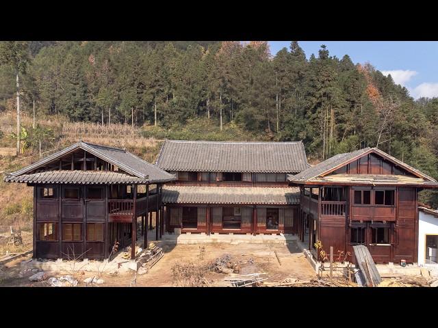 I Building An Ancient Chinese Style Wooden House In 4 Years | Carpenter Anxu