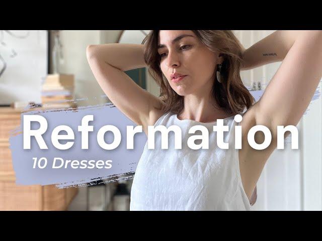 REFORMATION Haul & Try-on 2023 | 10 DRESSES