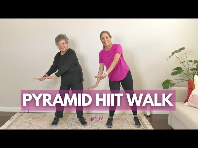 Fat burning 30 Min HIIT Walk for Seniors (Beginner Friendly)