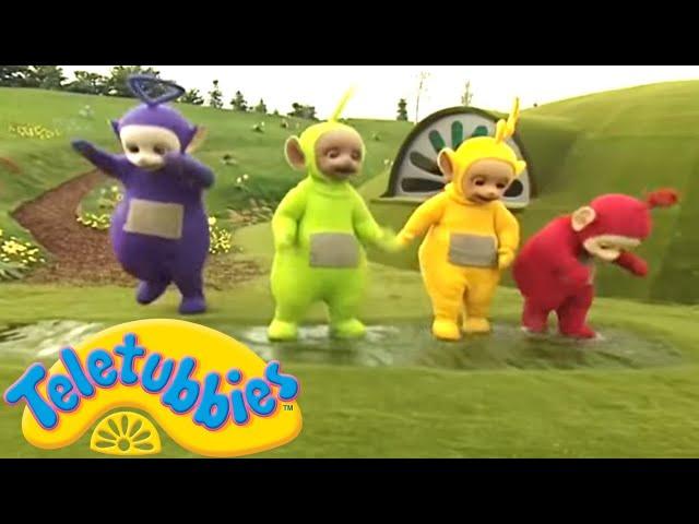 Teletubbies | Big Puddle - Beach Day | Classic Full Episode