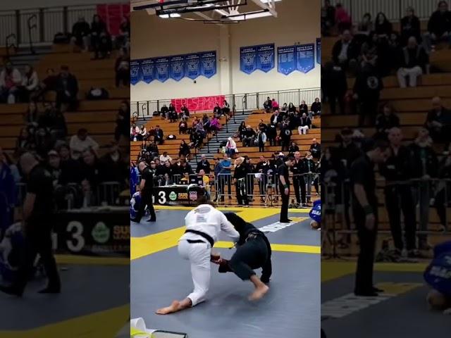 Collar-Drag Ankle Pick! #bjj #brazilianjiujitsu #grappling #bjjlifestyle #jiujitsu #wrestling