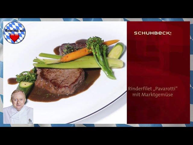 Alfons Schuhbeck - Rinderfilet "Pavarotti" mit Marktgemüse