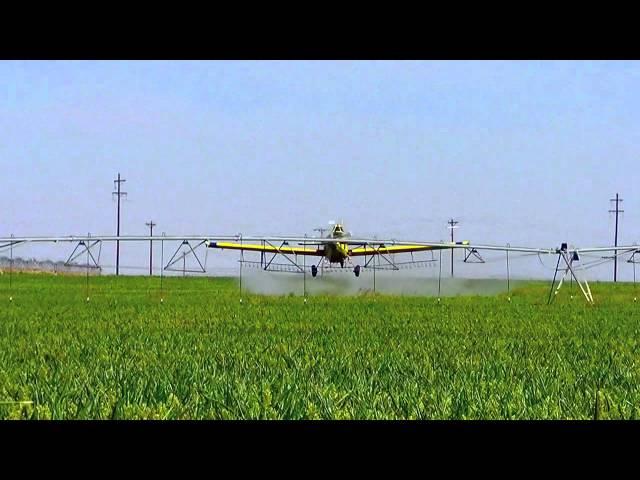 Crop Dusting - Air Tractor 802 - Muleshoe, Tx