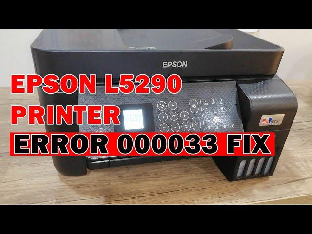 EPSON L5290 PRINTER ERROR 000033 PAPER JAM | CHANGE 4 PIN FLEX CABLE | CARTRIDGE SENSOR FLEX CABLE