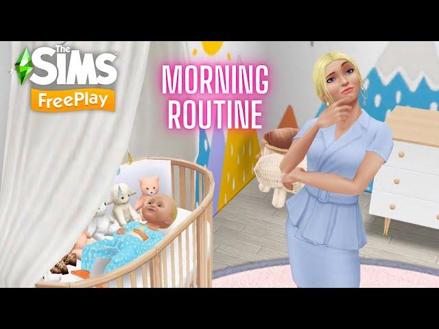 Sims Freeplay | Morning Routine of a Working Single Mom with a Baby ‍