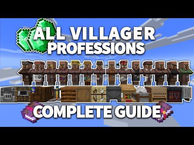 All Villager Professions Complete Guide | Minecraft 1.21 (2024!)