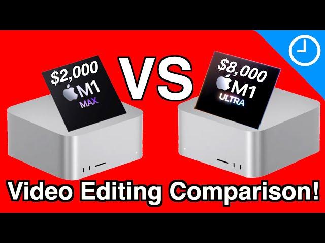 Base Mac Studio vs M1 Ultra Studio for Video Editing!