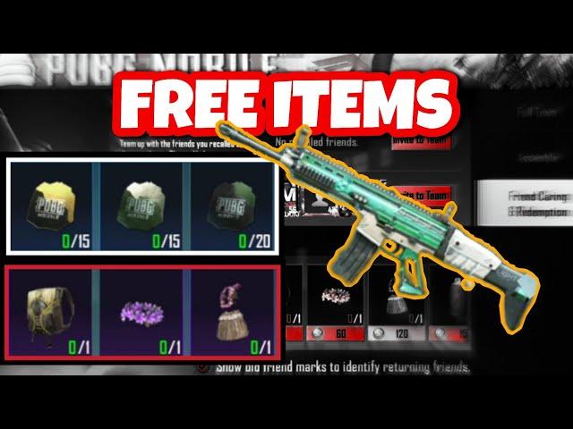 FREE S-CAREAL AND FREE ITEMS PUBG MOBILE | CAPTAIN NOMAN YT