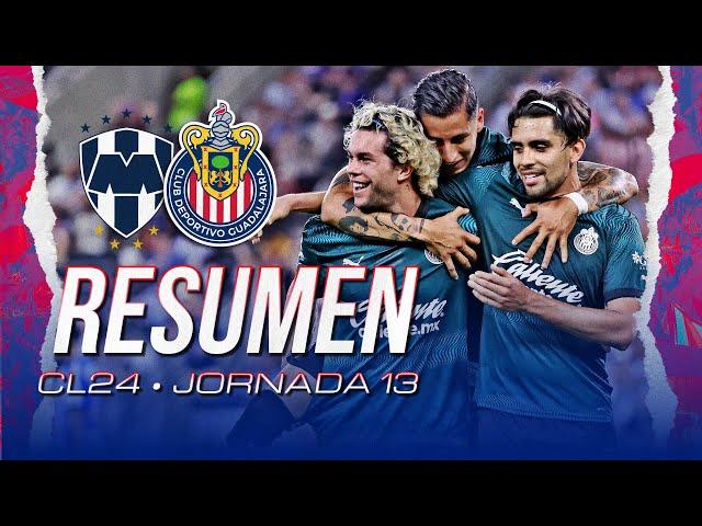 RESUMEN Y GOLES: Chivas le pega al líder invicto en Monterrey | Rayados vs Chivas | Clausura 2024