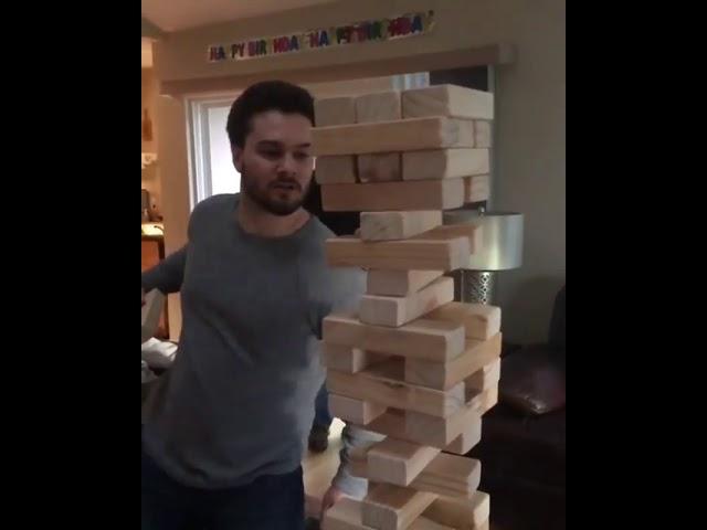 We Are Not Exaggerating: This Is The Greatest Jenga Move We've Ever Seen