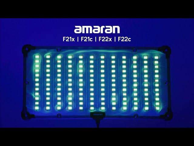 Introducing the amaran F21/F22 series | Reshape Your Vision