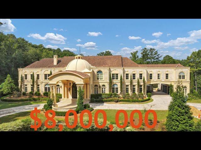 Tour A $8 Million Luxury Mansion In Atlanta: Inside Expensive Homes 2024 | Your Realest Realtor