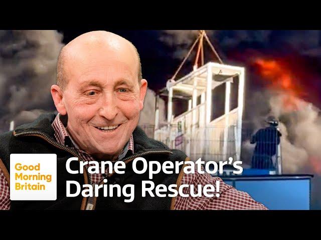 Exclusive Interview With Hero Crane Operator Glen Edwards | Good Morning Britain