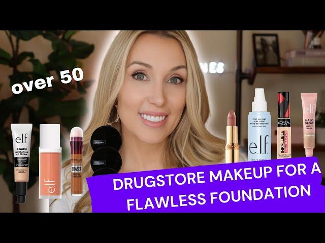 Flawless Makeup Using Drugstore Products | Over 50