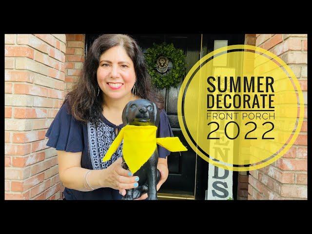 Summer Decorate Front Porch 2022 ️ Summer Decor Ideas & Inspiration ️ Decorate With Me ️