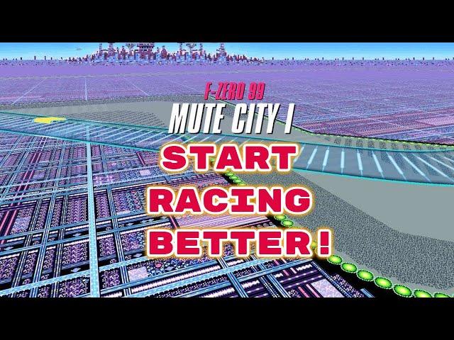 F-ZERO 99 - GUIDE to Mute City I [Course Tips & Strategies!]