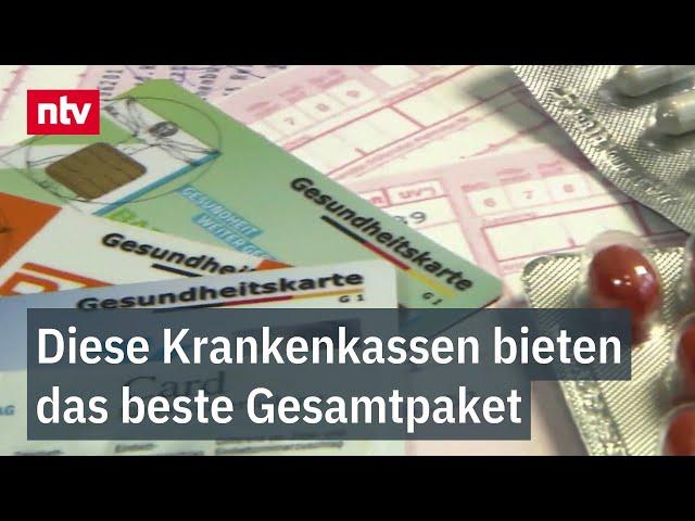 Diese Krankenkassen bieten das beste Gesamtpaket | ntv Service