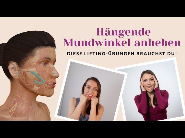 Hängende Mundwinkel anheben: 2 effektive Lifting-Übungen!