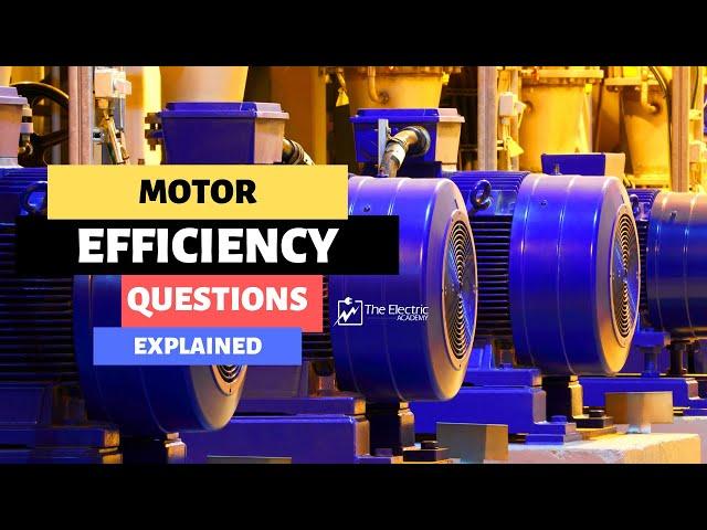 Motor efficiency calculations explained