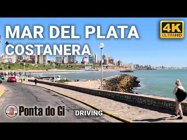 ESPLÉNDIDA COSTA de la Ciudad de MAR DEL PLATA #driving octubre 2023 TOUR  Buenos Aires - ARGENTINA