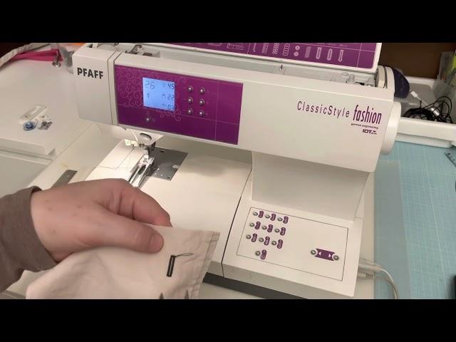 Automatische Knopfloch mit Pfaff 2023 Classic Style Fashion sewing machine #nähmaschine #knopfloch