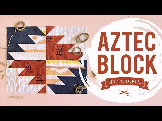 Simple Quilt Block Pattern - Aztec Quilt Block