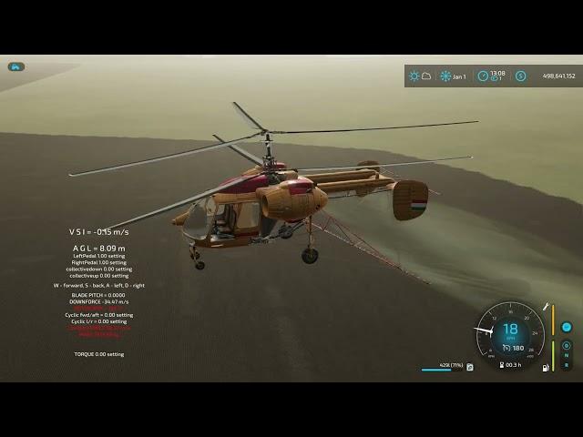 FS22 Helicopter SPRAY EFFECT in game