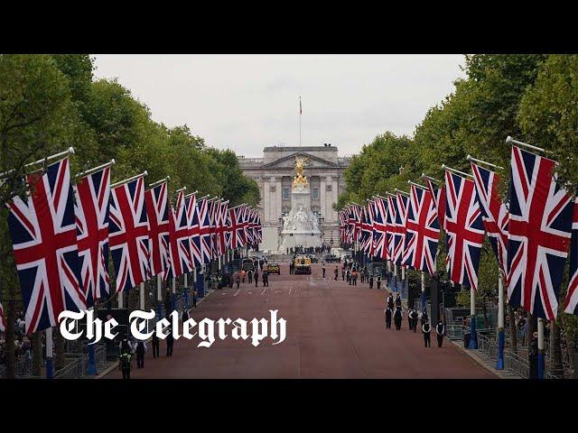 In full: Late Queen Elizabeth II's coffin arrives at Westminster Hall from Buckingham Palace