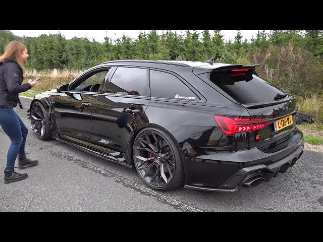 1052HP Audi RS6 Avant C8 STAGE X MMS Power Division - Revs, Drag Racing, Accelerations!