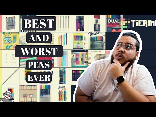 Can you guess what the BEST Pen was? | Stationery Tier List | ThatJournalingGuy