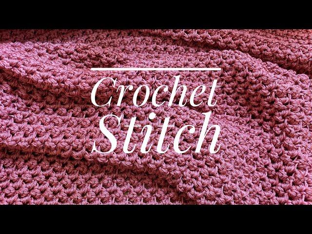 How to Crochet Quick & Easy Bamboo knots Stitch