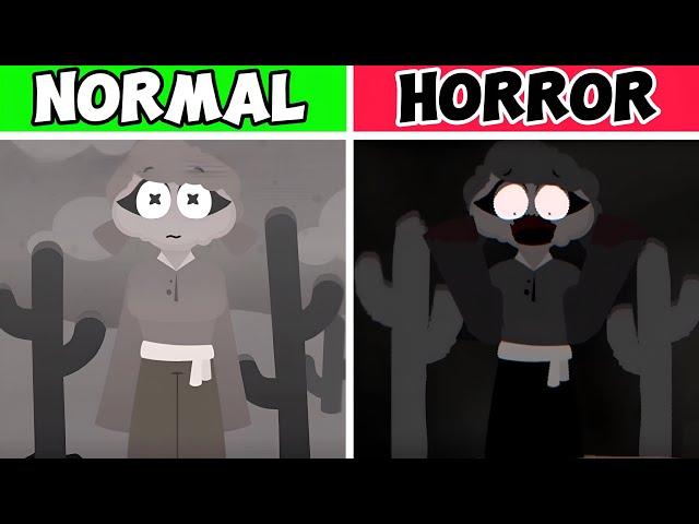 Incredibox DUSTY LIKE AIR vs FOGGY LIKE WIND | Normal vs Horror Version