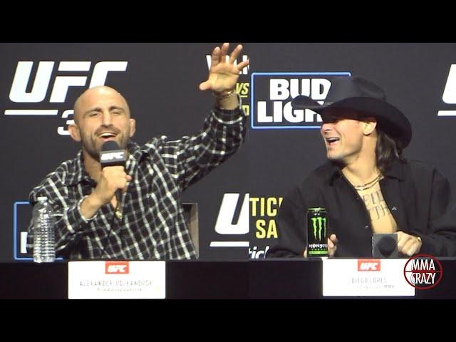 Alexander Volkanovski vs. Diego Lopes Press Conference Highlight UFC 314