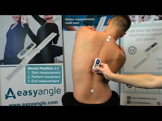 EasyAngle Spinal Measurements - Lumbar Lateral Flexion