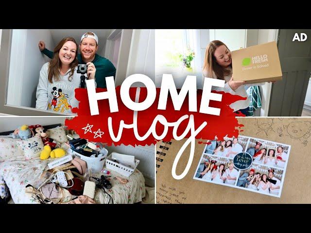 HOME VLOG!  back to routines, wedding gifts, bathroom reno before/after & post-holiday tidying  AD