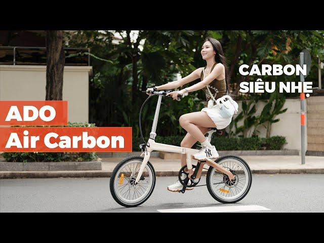 Trên tay ADO Air Carbon: xe đạp trợ lực điện carbon siêu nhẹ