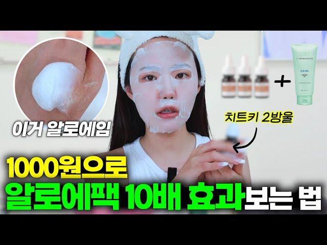 알로에팩 고인물들  뉴비되게 만들어 주는 영상 | 이렇게까지 활용 가능하다고?🫢