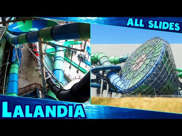 HUGE INDOOR WATER PARK next to LEGOLAND!! All Slides POV/Overview at Lalandia Billund, Denmark