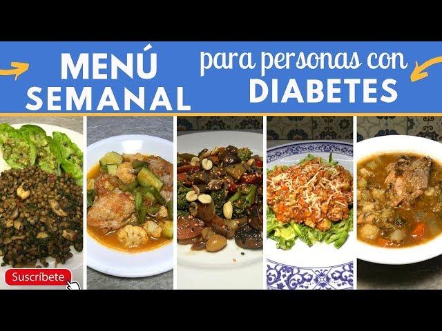 Menú semanal para DIABÉTICOS fácil y barato | Cocina de Addy