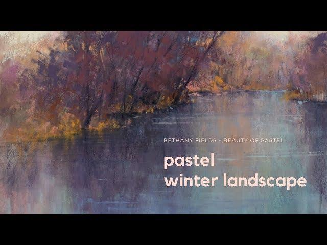 Pastel Winter Landscape  - Time-lapse with Bethany Fields