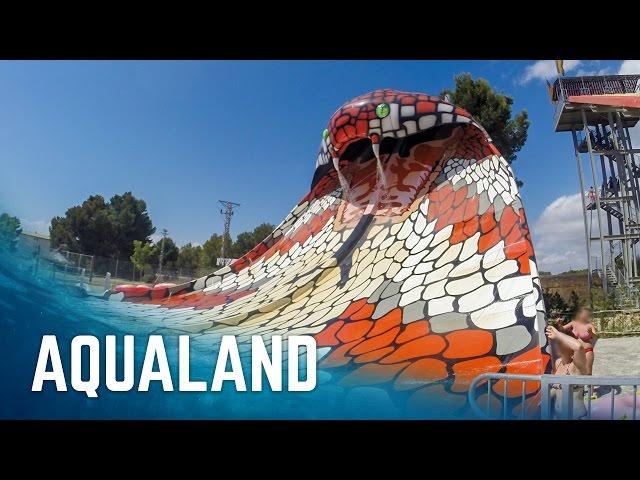 Water Slides at Aqualand El Arenal, Mallorca