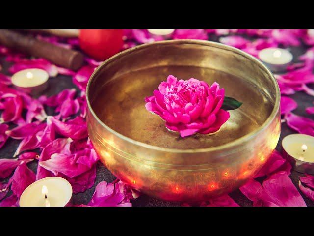 Big Tibetan Singing Bowl(100Hz) + Water Sounds  Meditation, Chakra, Yoga, Healing, Sleep (Mindful)