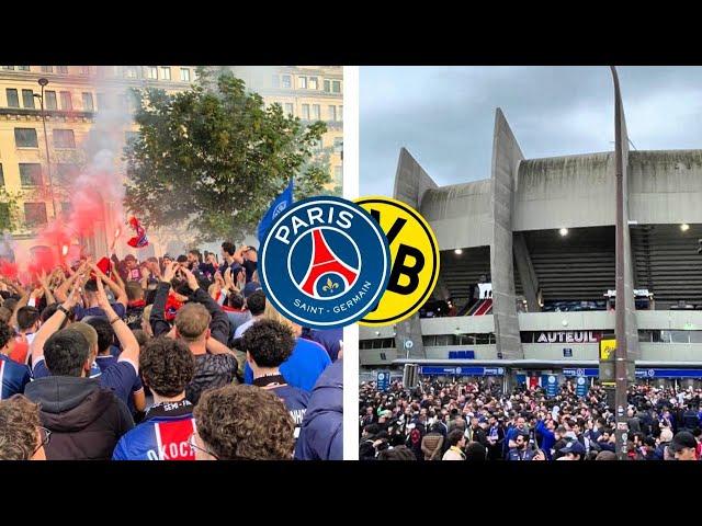 Psg-Ultras ambiance près du Parc des Princes / PSG-BVB 7.5.2024 UCL