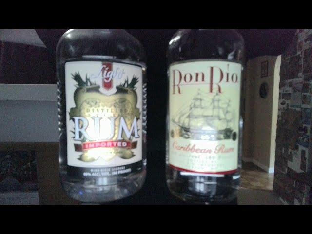 W-D Liquors Light Rum vs. Ron Rio Silver