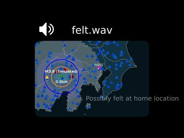 Every Sound Alarm in GlobalQuake v0.10 - v0.11 with examples