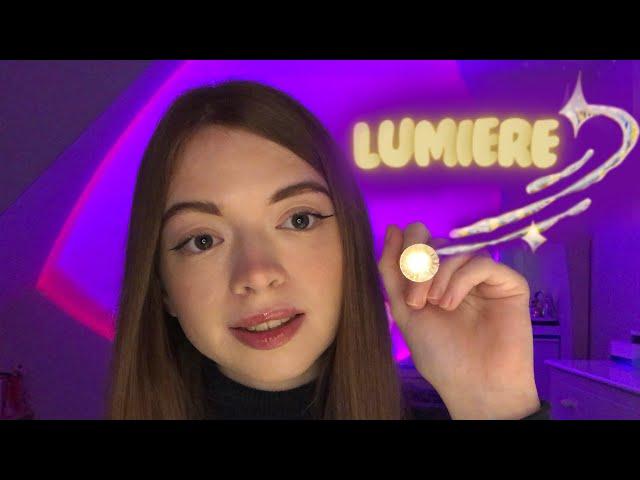 - ASMR - DÉCLENCHEURS VISUELS LUMINEUX  (lights triggers)