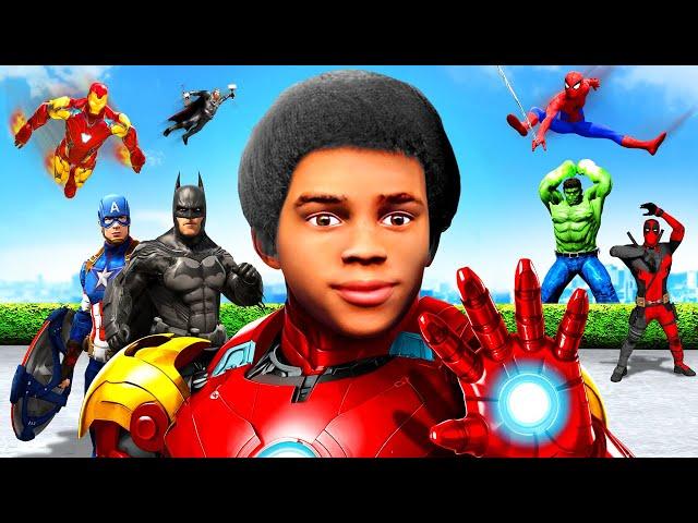 Adopted by SUPERHEROES in GTA 5!