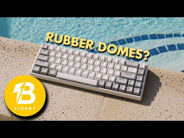 RUBBER DOME Keyboards are GOOD? // NiZ Atom 68