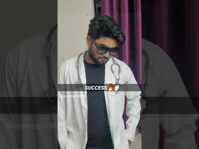 Doctor attitude status| NEET motivation #shorts #mbbs #neet #aiims #shivamrajaiims #motivation